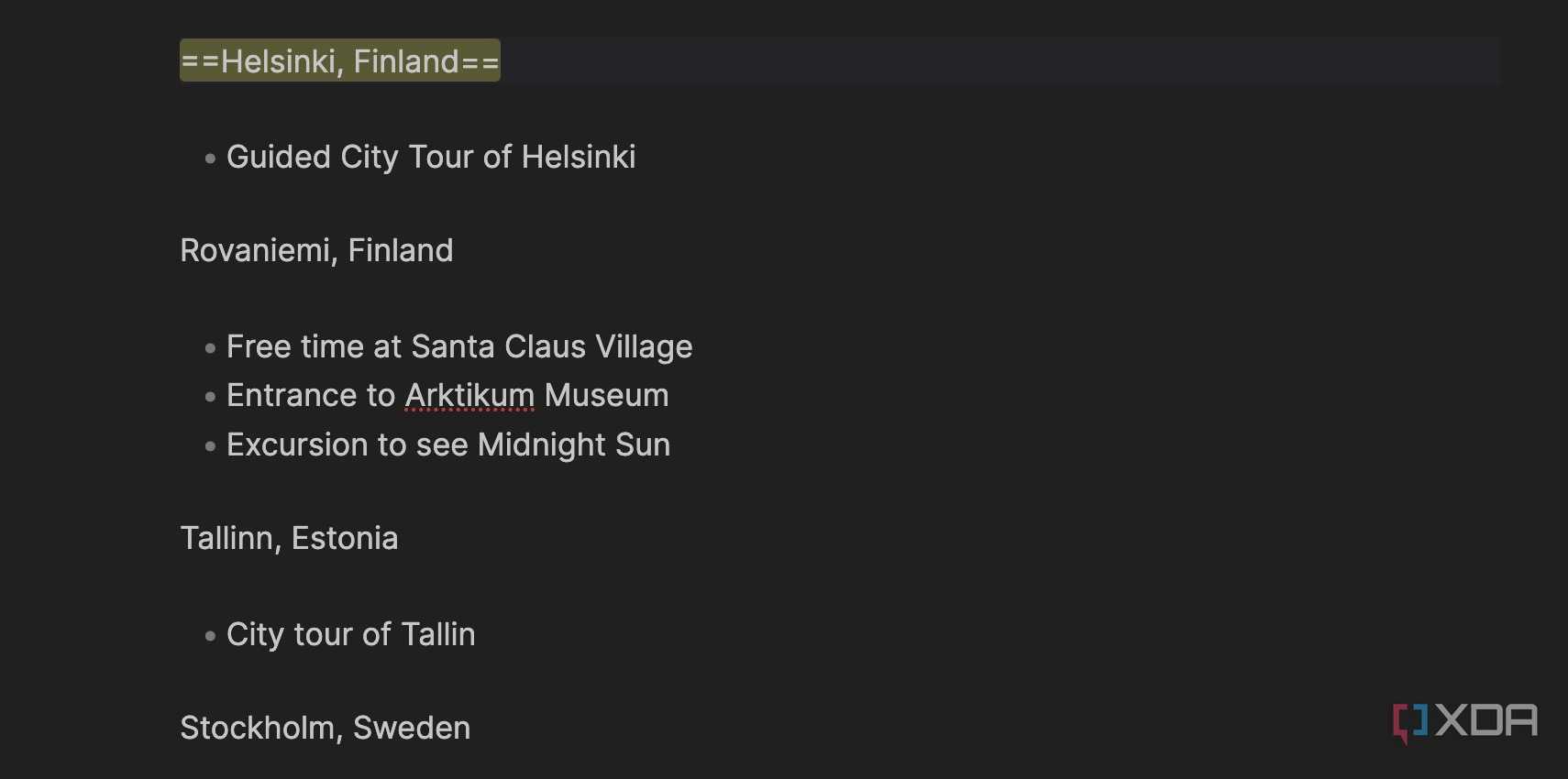 Obsidian markdown highligher