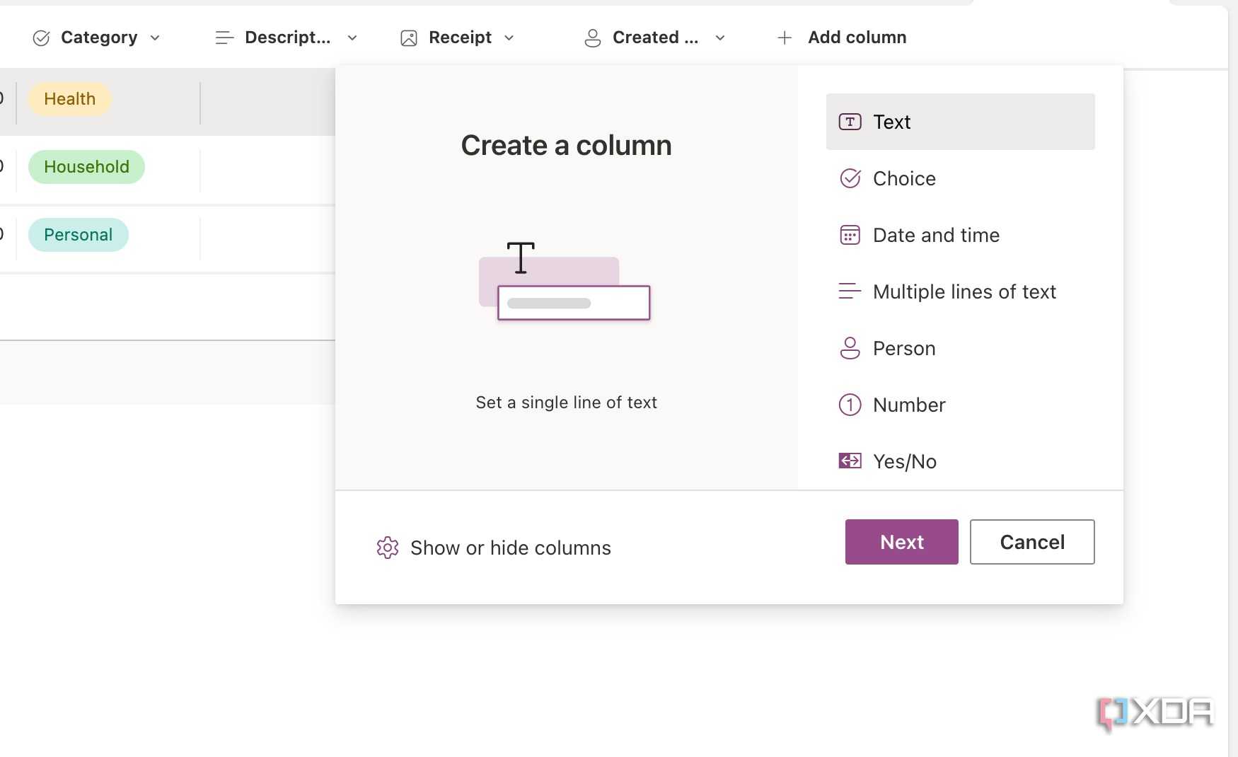 List Colum Example 7 reasons to use Microsoft Lists