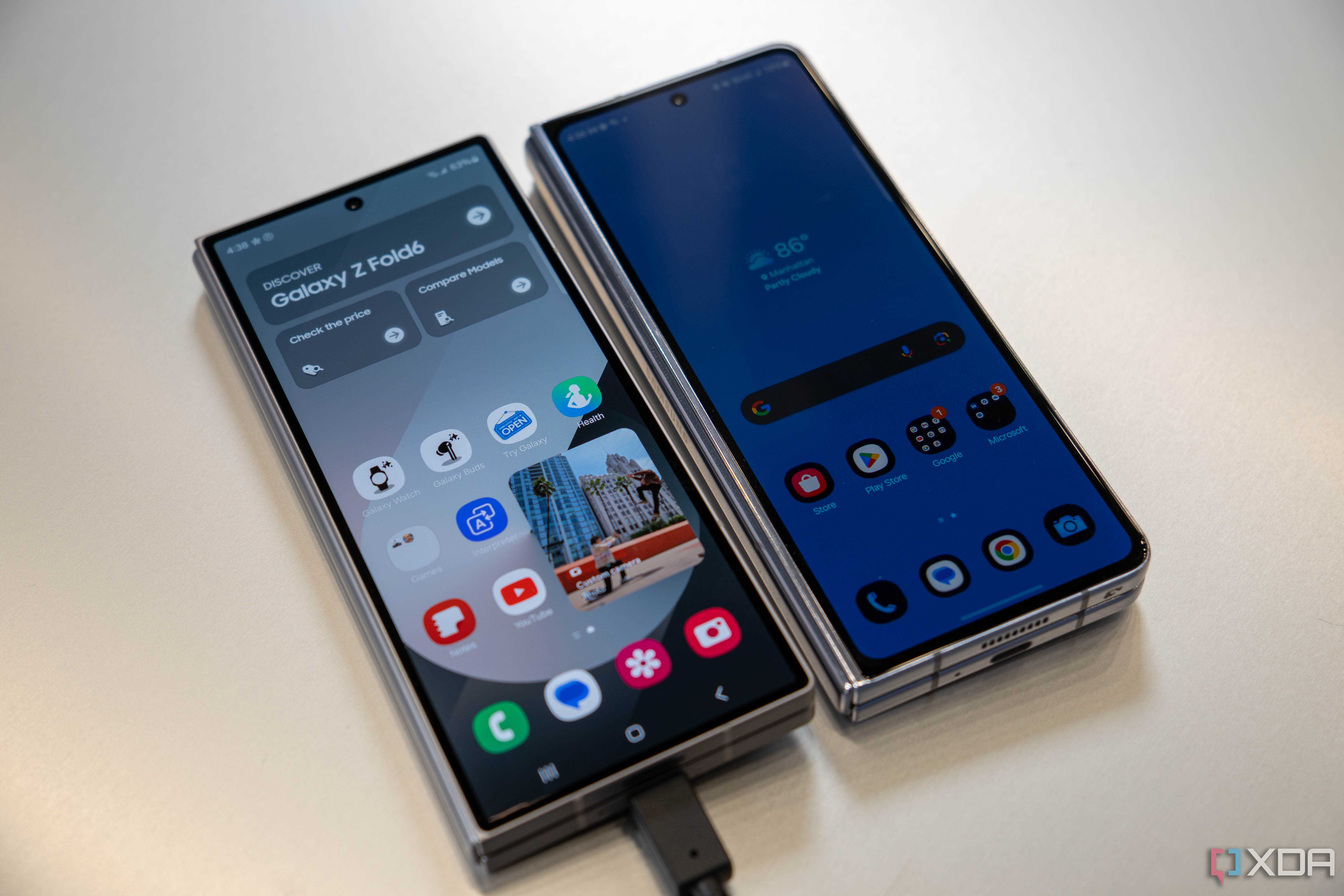 Samsung Galaxy Z Fold 5 and 6-1