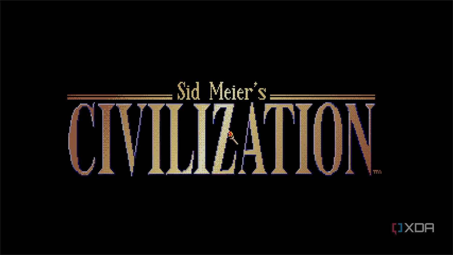Screenshot from the 1991 game Sid Meier's Civilization.