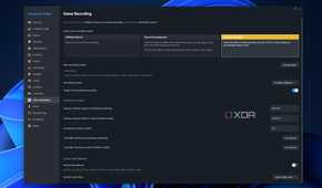 screenshot of steam showing the game recording beta settings page