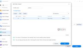 Configuring the Synology DSM 7 firewall