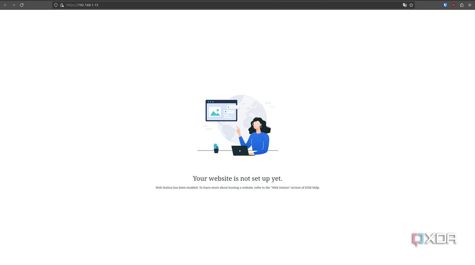 Hosting a website on a Synology NAS