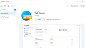 Installing Web Station on Synology DSM 7