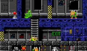 screenshot of the lost vikings game