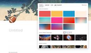 Insert icon and cover in a Notion page