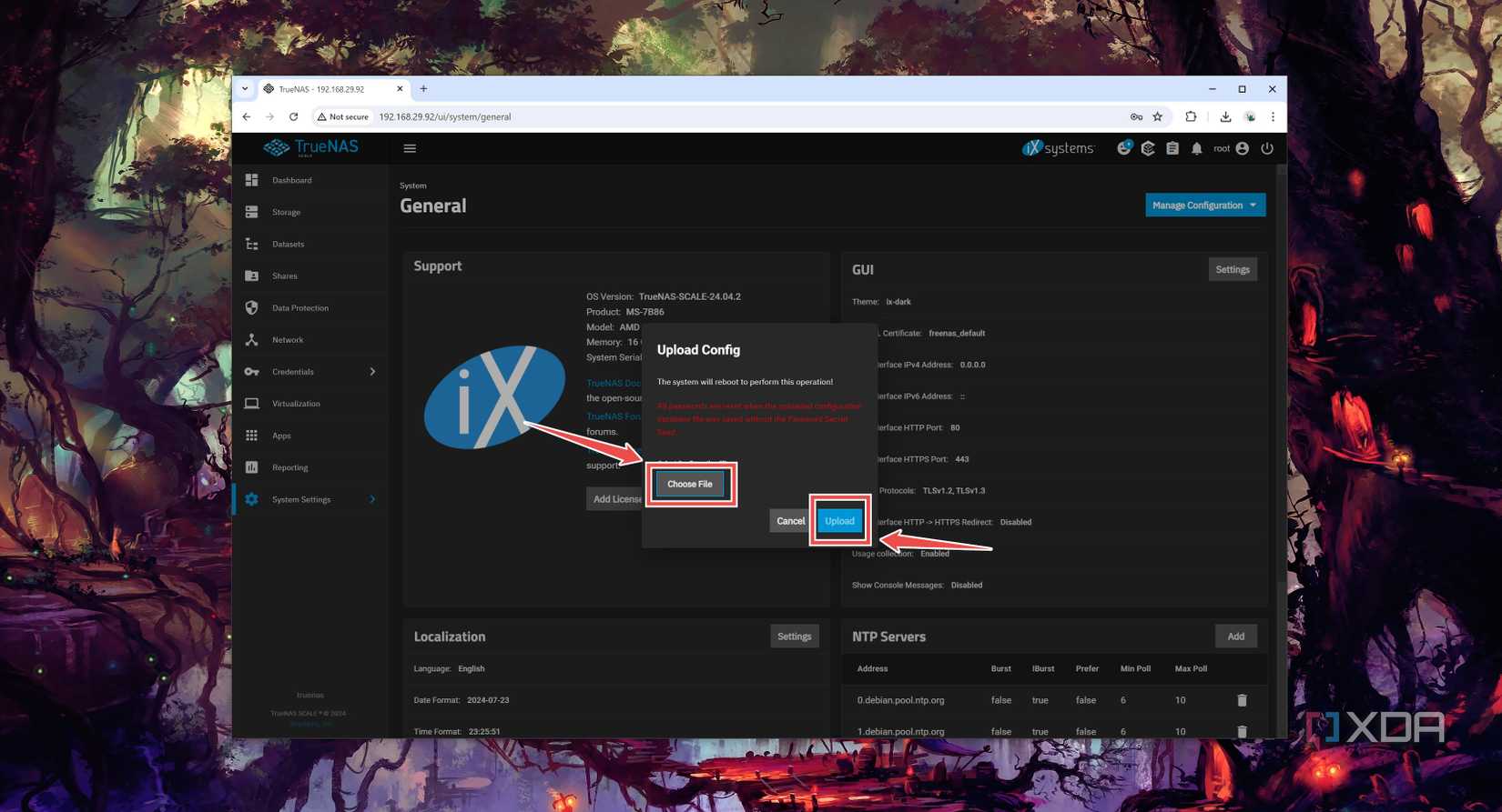 Importing the Password secret seed to TrueNAS Scale