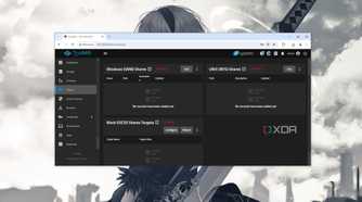 The Shares tab in TrueNAS Scale
