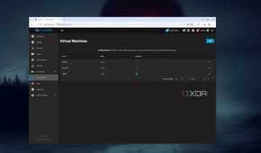 The Virtual Machines page in the TrueNAS Scale web UI