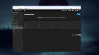 The Virtual Machines page in the TrueNAS Scale web UI
