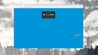 The Web UI's appearance when TrueNAS Core switches to Scale