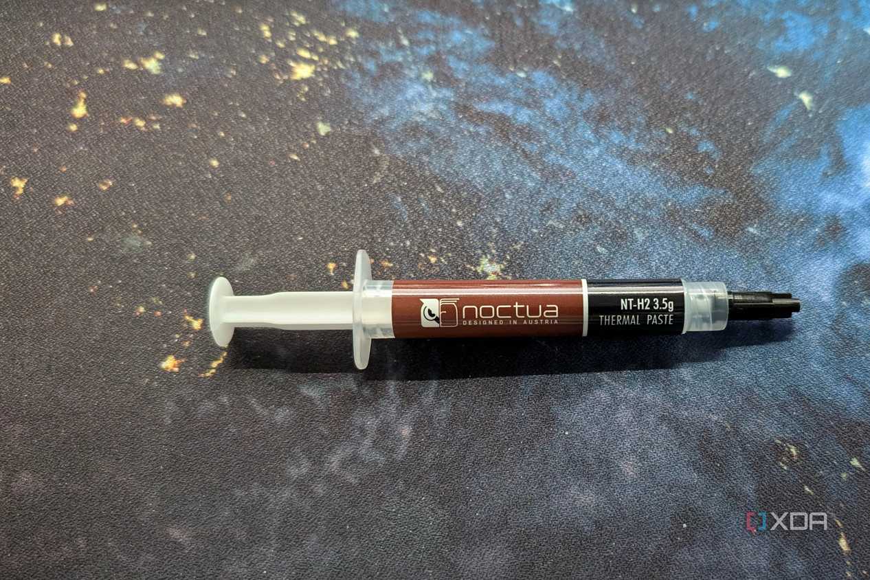 image showing a tube of noctua nt-h2 thermal paste