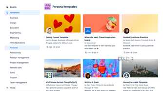 Trello templates library