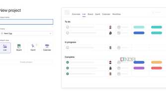 Asana new project