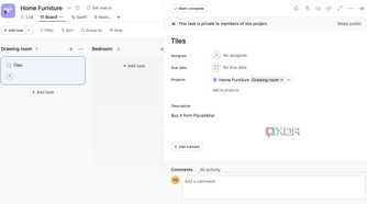 Asana task details