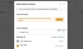 Share Asana project