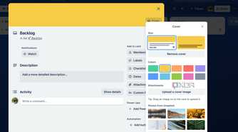 Trello card covers