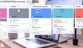 Trello board for software management