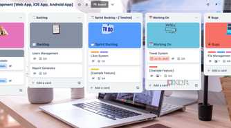 Trello board for software management