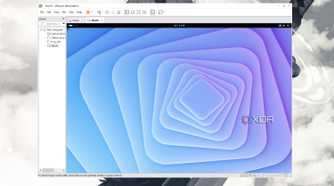 VMware Workstation Pro running NixOS