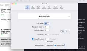 change fonts in Ulysses