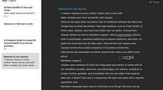 a new theme in Ulysses