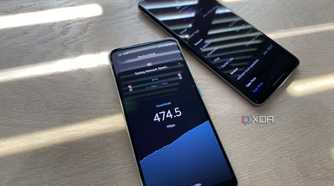 Speed test between Android phones using WiFiman