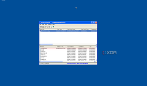 Screenshot of BlueScreenView running in Windows XP