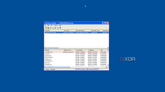 Screenshot of BlueScreenView running in Windows XP