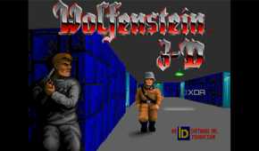 screenshot of wolfenstein 3d game