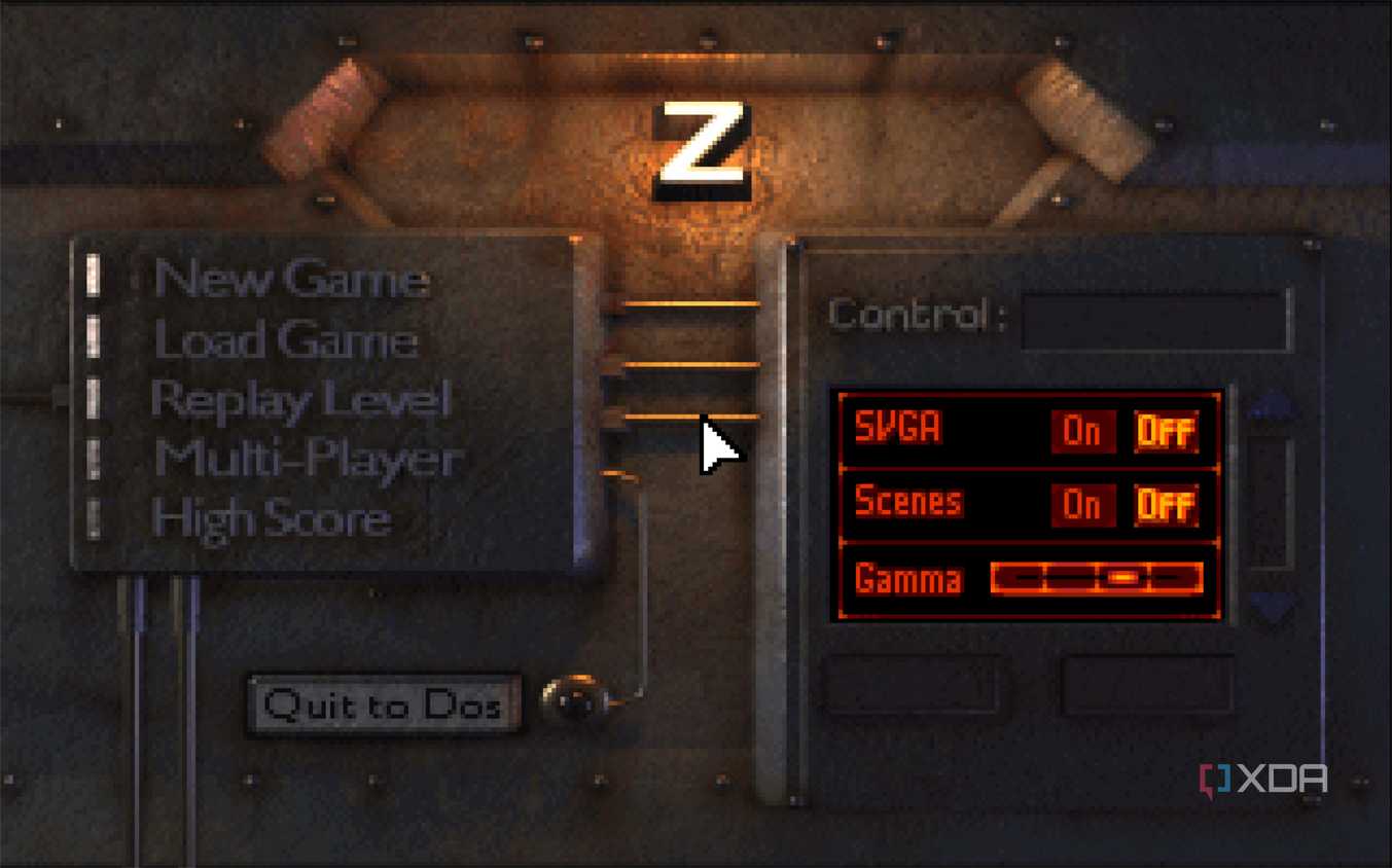 screenshot of z game