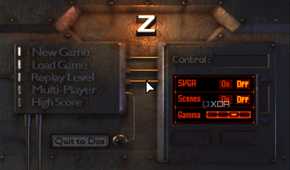 screenshot of z game