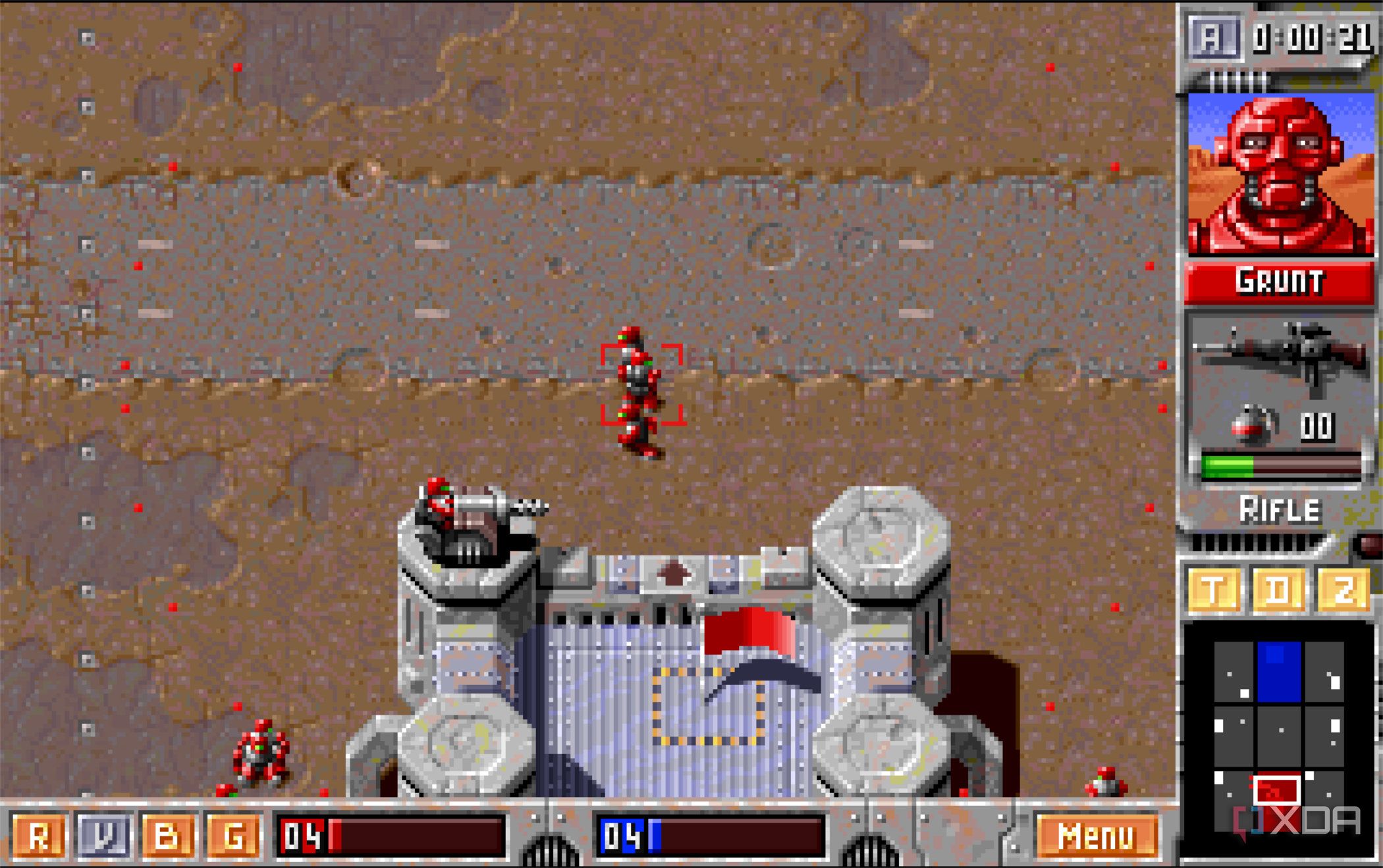 screenshot of z game