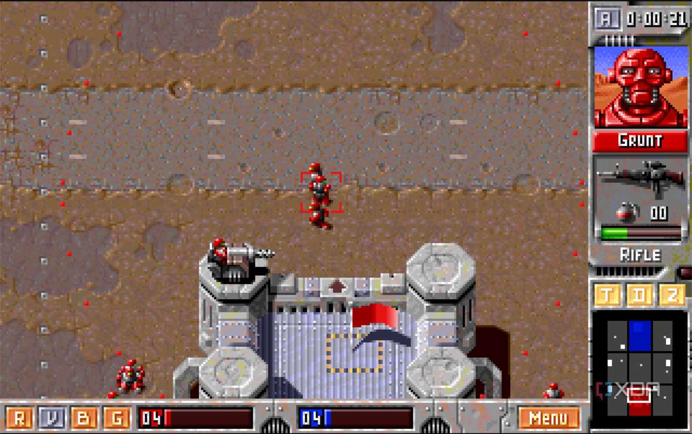 screenshot of z game
