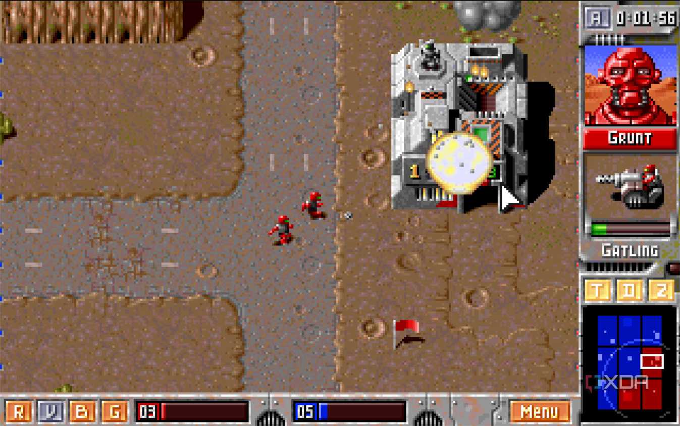screenshot of z game