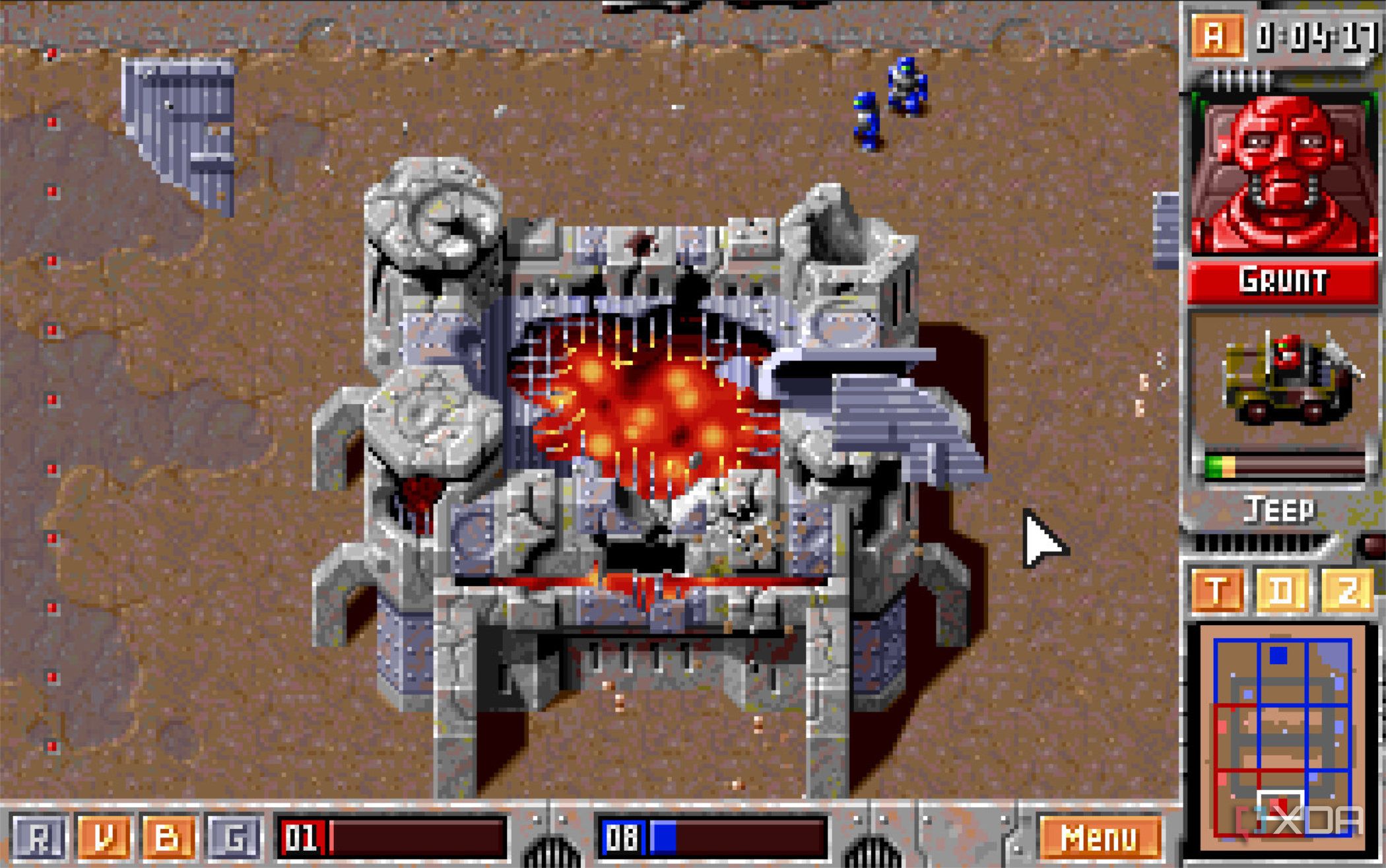 screenshot of z game