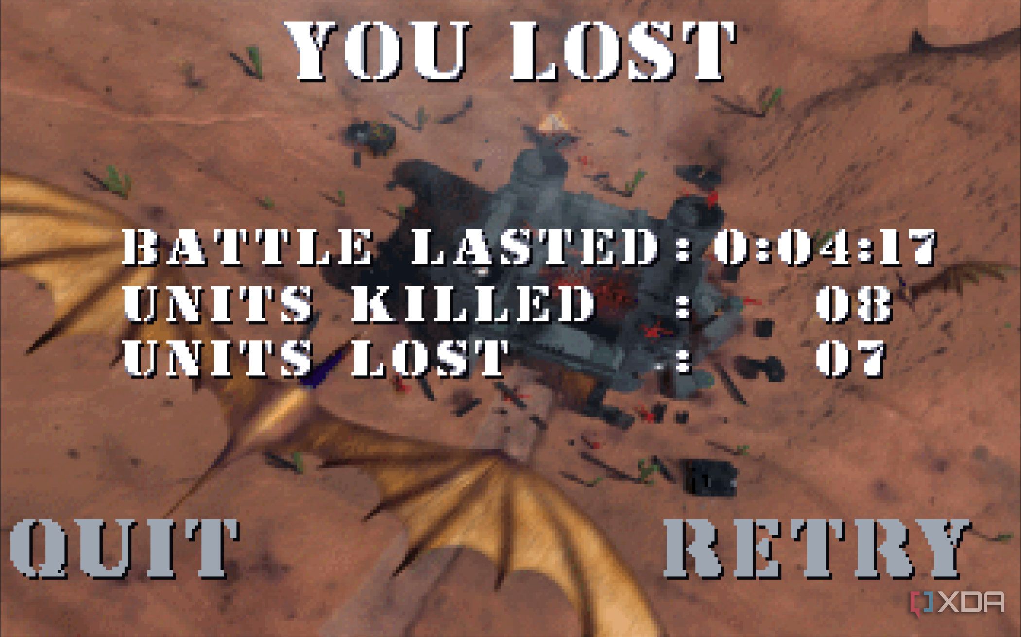 screenshot of z game
