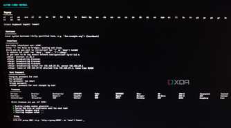 The network, timezone, interface, and other settings in the Alpine Linux installation screen