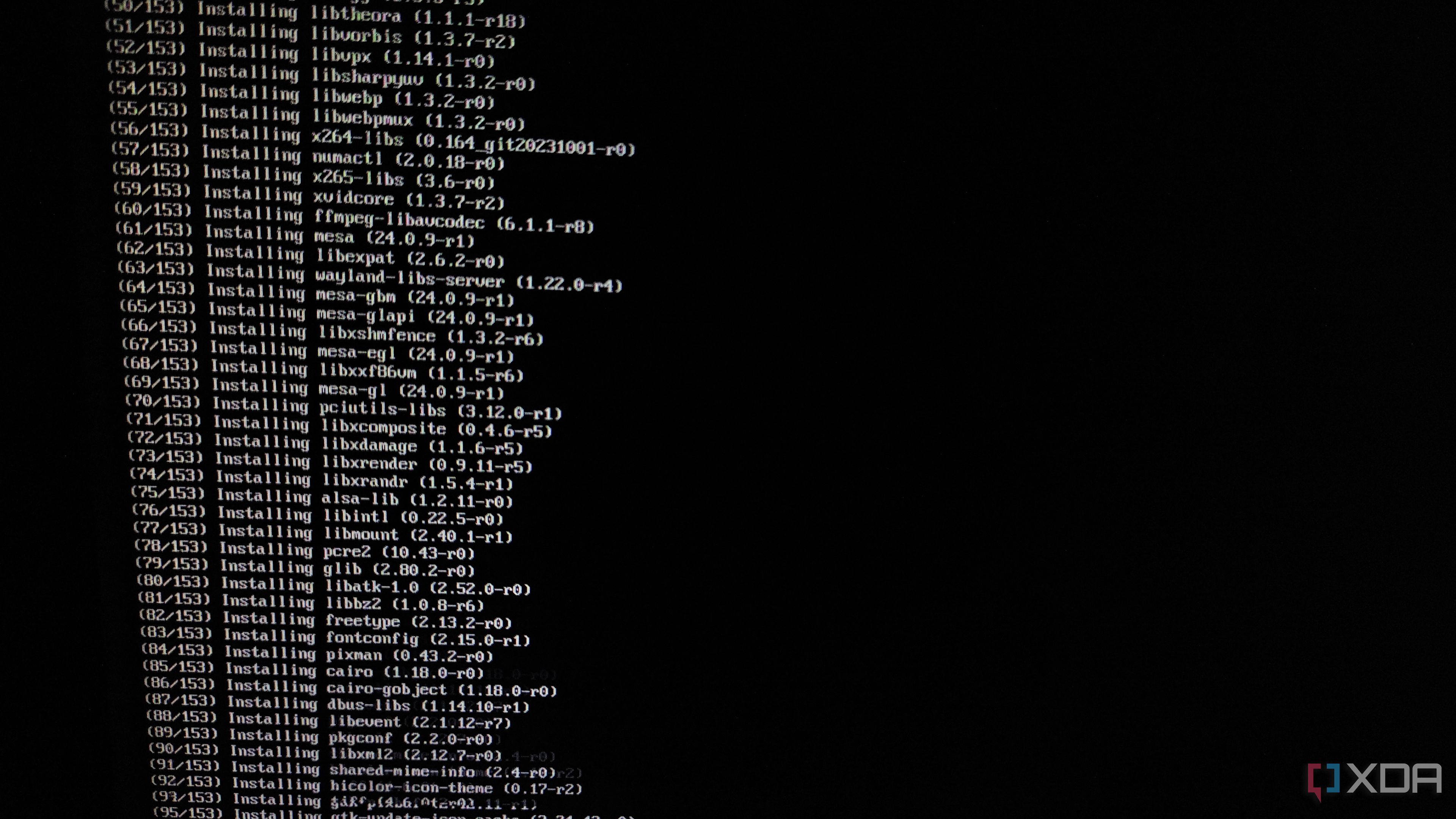 Installing Gnome on Alpine Linux