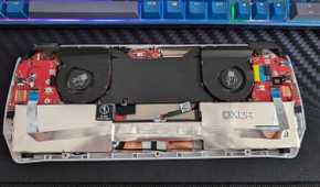 asus rog ally with back casing off