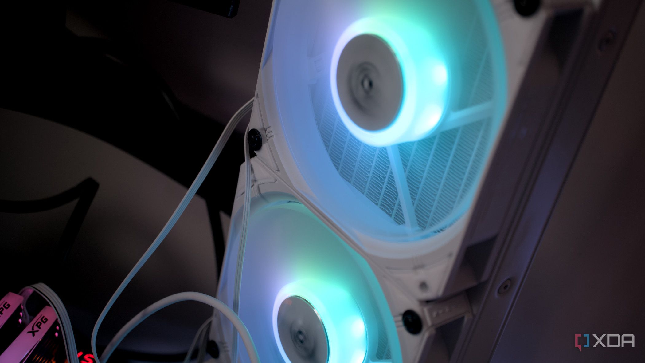 An image showing the Asus ROG Strix LC III 360 ARGB RGB fans.