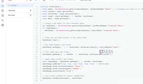 Write a code in Google Apps Script