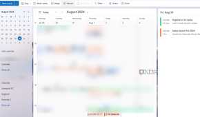 Outlook Calendar home