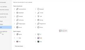 Outlook Sports Calendar