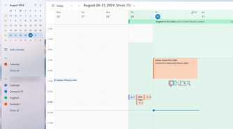 Outlook Calendar views