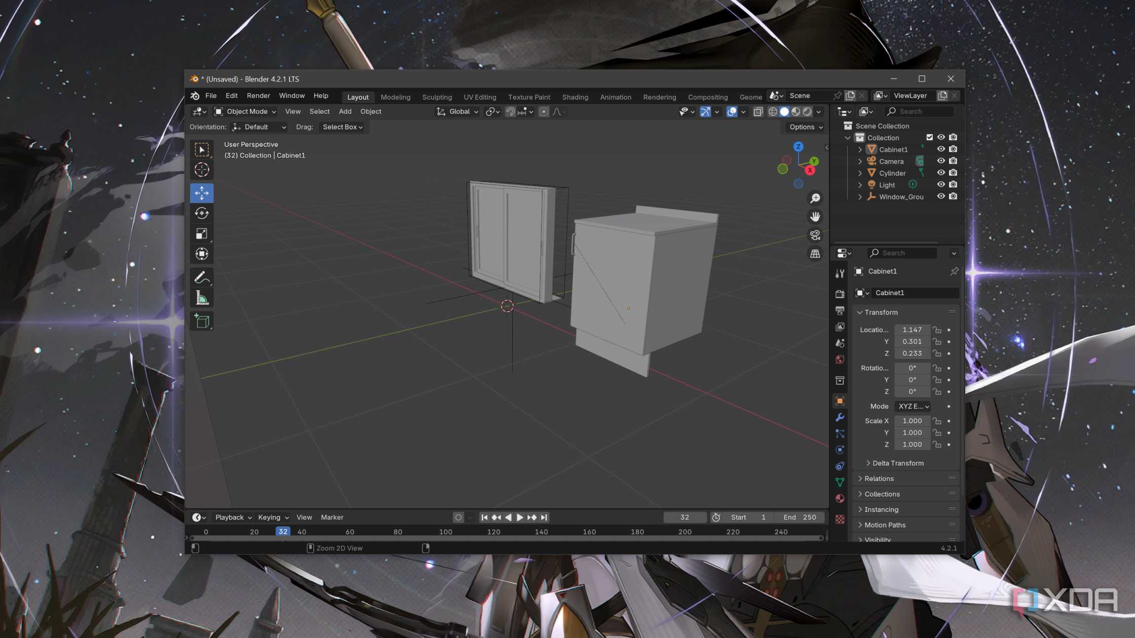 Using the Archimesh extension in Blender