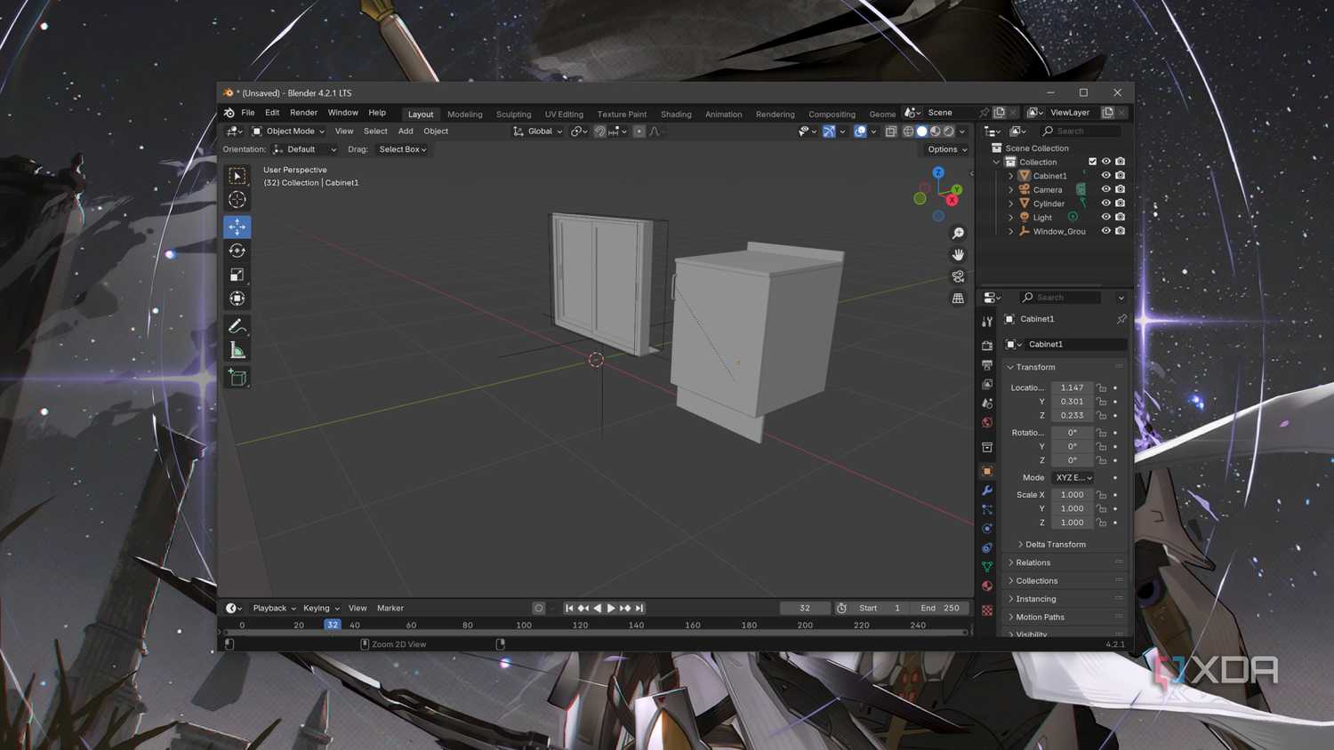 Using the Archimesh extension in Blender