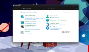 Screenshot showing Control Panel in Windows 11