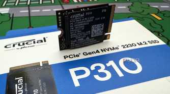 crucial p310 ssd on packaging