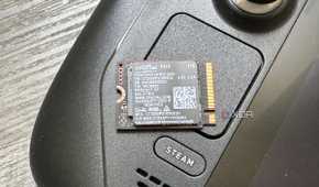 crucial p310 ssd on steam deck touchpad